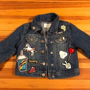 infant girl jean jacket